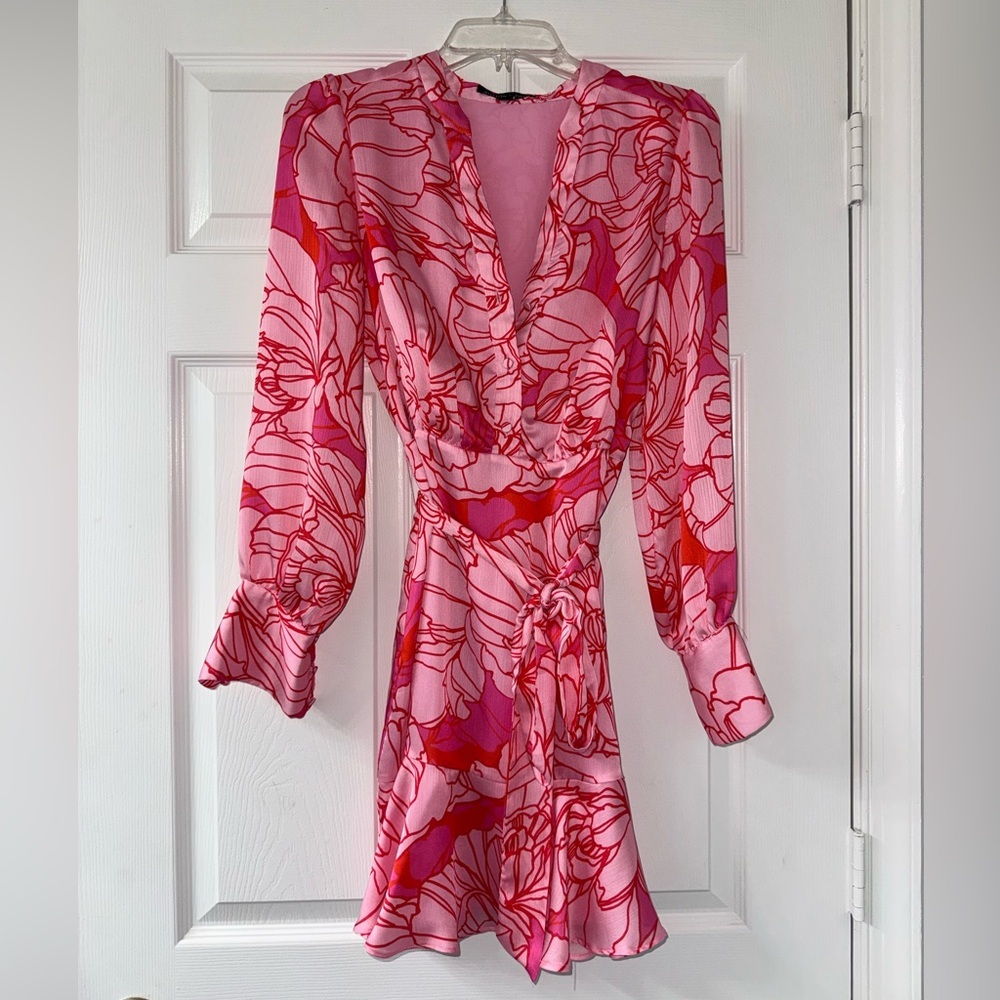 Pink and Red Boston Proper Dress! - Picture 2 of 6
